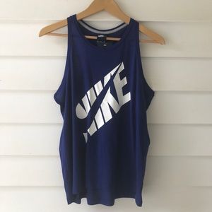 Nike navy tank top Women's M